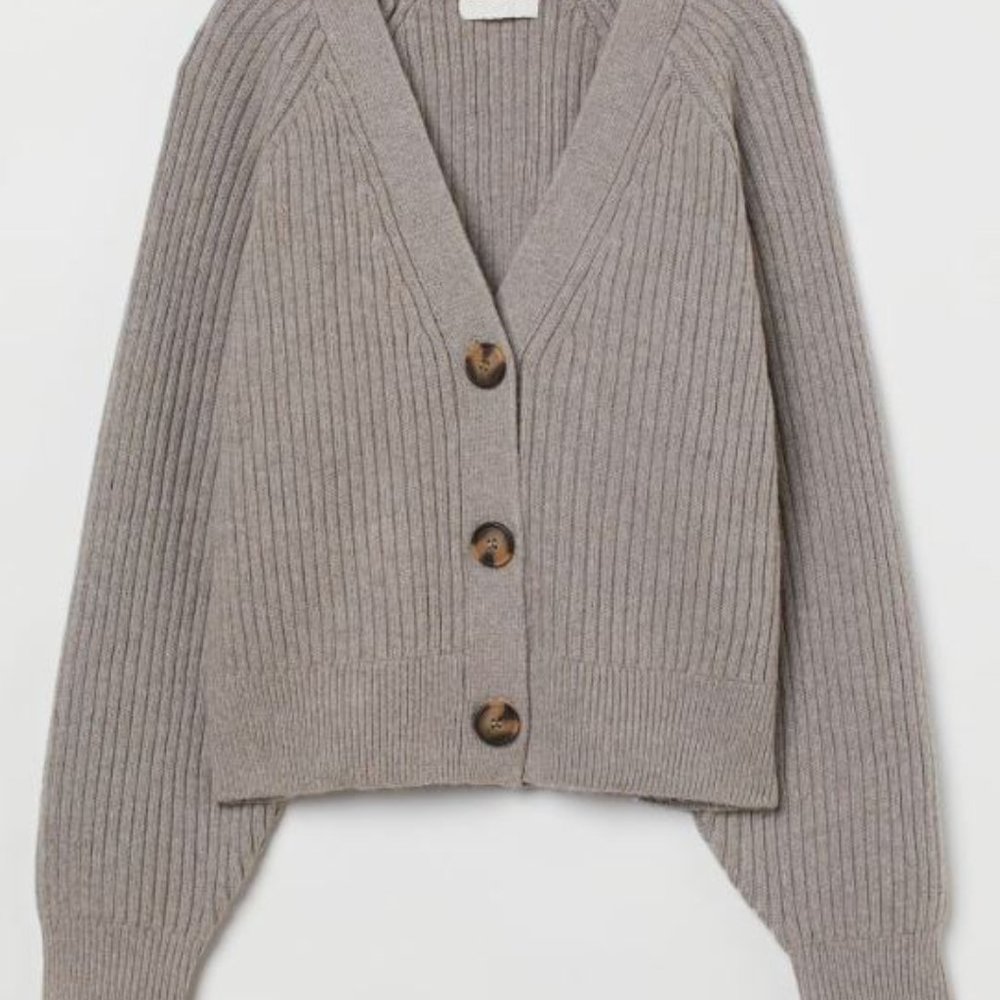 Rib Knit Cardigan